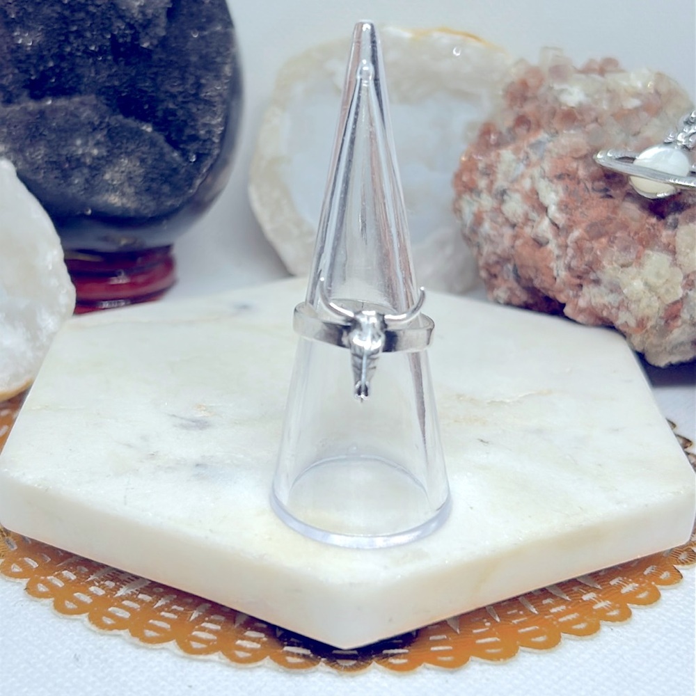 Custom Vintage bull skull ring 925